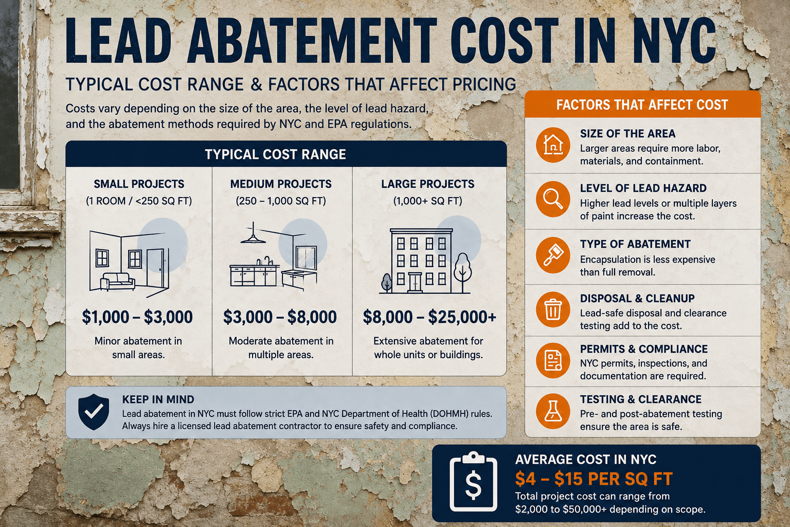LEAD ABATEMENT COST