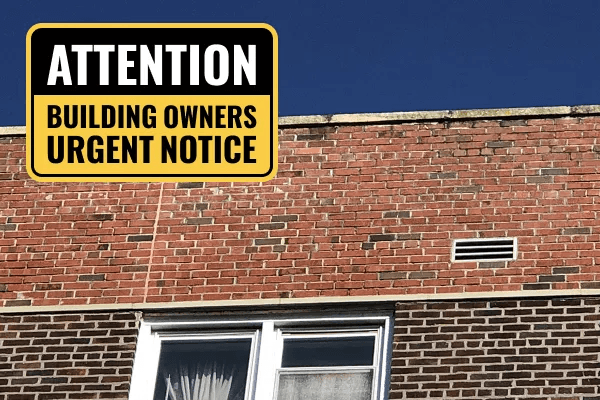 Urgent notice about parapet walls.